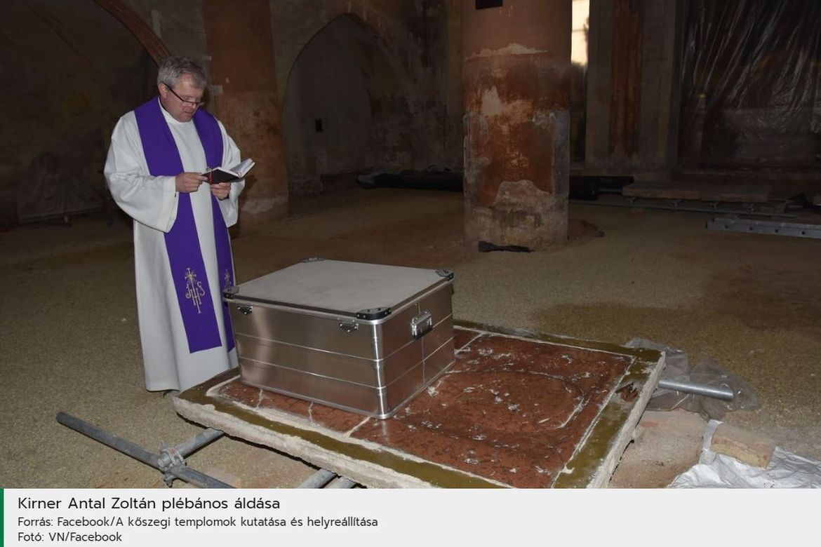 Visszakerültek eredeti nyughelyükre a kőszegi Szent Jakab templom sírboltjában talált vázcsontok